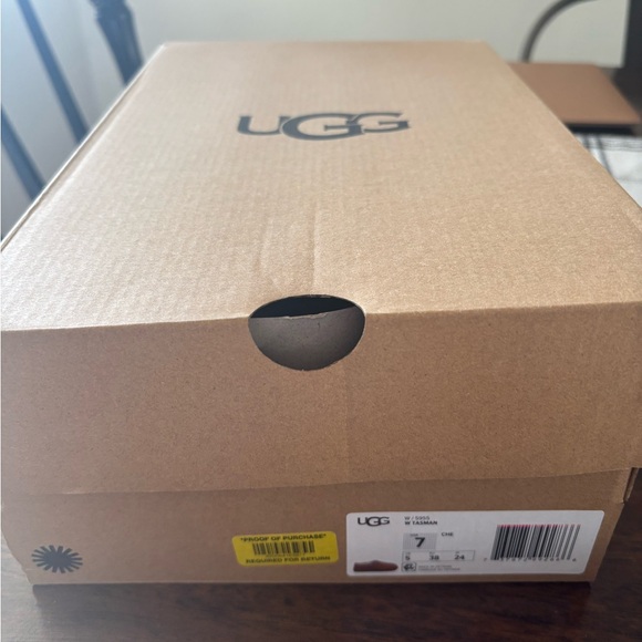 UGG Brown Tasman Suede Shoes - Picture 4 of 5